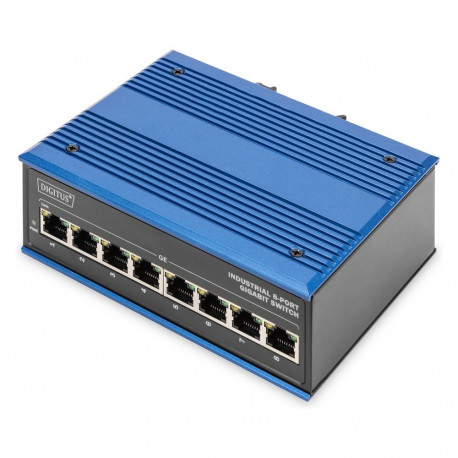 "DIGITUS 8-Port Gigabit Industrie Switch Unmanaged"