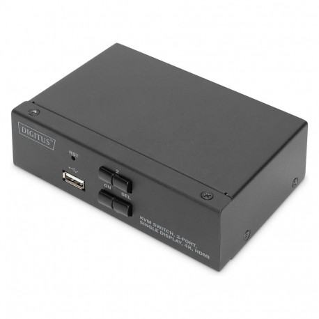 DIGITUS 2-Port KVM-lüliti ühe ekraaniga