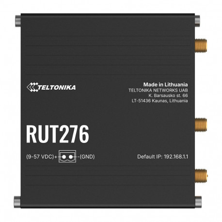 "Teltonika · Router · RUT276 · Redcap 5G Router"