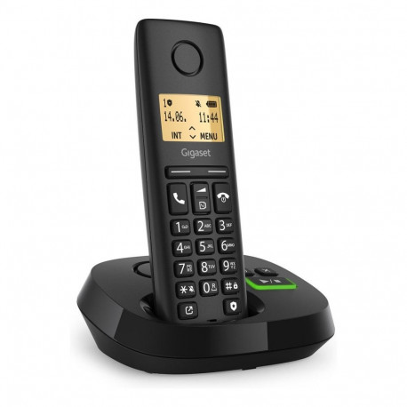 "Gigaset PURE 100 AM schwarz Schnurlostelefon mit AB Int.Ware"