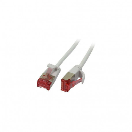 "Synergy21 Kabel Patch-RJ45 U/FTP 250Mhz 0.5m CAT6 *weiss* slimline rund d=3,6mm"