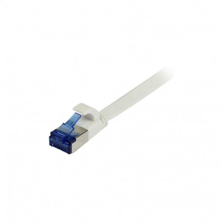 "Synergy21 Kabel Patch-RJ45 U/FTP 500Mhz 2.0m CAT6A flach *weiss* AWG32"