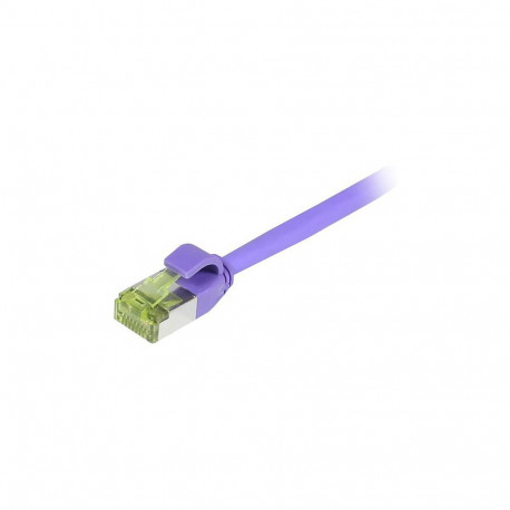 "Synergy21 Patchkabel RJ45, CAT6A 500Mhz, 7,5m, lila, S-STP(S/FTP), slimline rund d=4,5mm, TPE/LSZH(