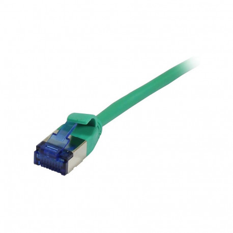 "Synergy21 Patchkabel RJ45, CAT6A 500Mhz, 0,25m, grün, U/FTP, slimline rund d=3,8mm, TPE(Superflex),