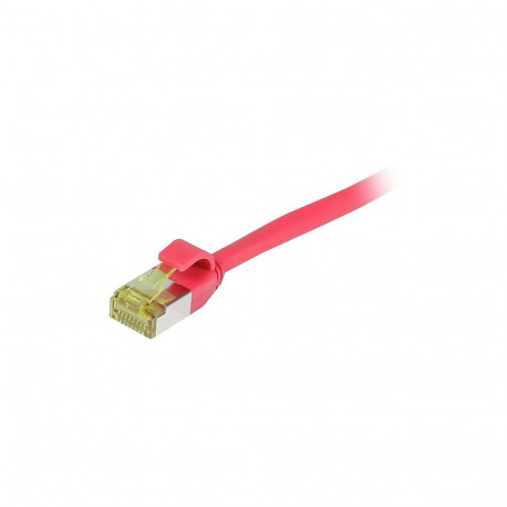 Synergy21 RJ45 CAT6A 500Mhz 5m punane S-STP(S/FTP) õhuke ümar d=4,5mm TPE/LSZH(Superflex) AWG28 CAT7