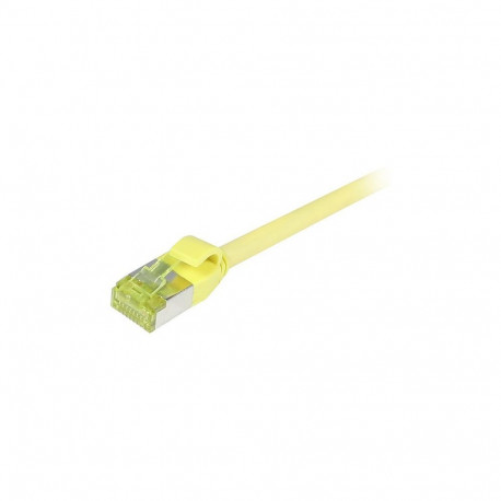 Synergy21 RJ45 patch-kaabel, CAT6A 500Mhz, 3m, kollane, S-STP(S/FTP), õhuke ümar d=4,5mm, TPE/LSZH(S