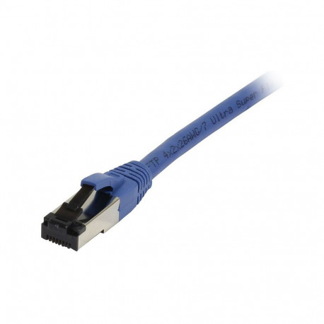 "Synergy21 Patchkabel RJ45, CAT8.1 2000Mhz, 0,25m, blau, S-STP(S/FTP), TPE(Ultra SuperFlex), AWG26,"