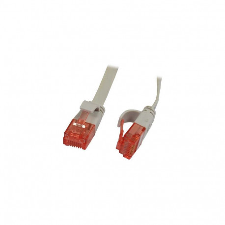 "Synergy21 Patchkabel RJ45, CAT6 250Mhz, 0,5m grau, UTP(U/UTP), PVC, Flach"