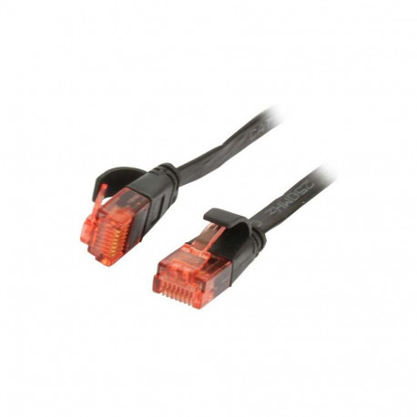 "Synergy21 Kabel Patch-RJ45 UTP(U/UTP) 0.25m CAT6 flach *schwarz*"