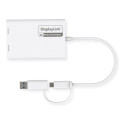 "ROLINE Multi-DisplayLink Adapter USB Typ A+C - 2x DP, 4K"