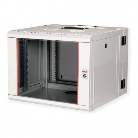 "ROLINE 19-Zoll Wandgehuse Pro 7 HE, 600x600 BxT zweiteilig schwenkbar grau"