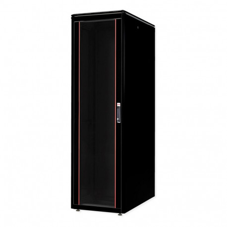 "ROLINE 19-Zoll Netzwerkschrank Pro 47 HE, 600x1000 BxT Glastr schwarz"