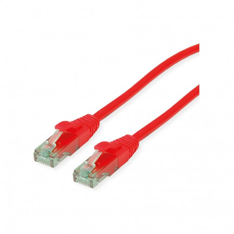 "ROLINE RM Patchkabel Cat.6A UTP, rot, 1 m"