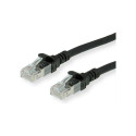 "ROLINE Patchkabel Cat.6A UTP, Component Level, LSOH, schwarz, 0,3 m"