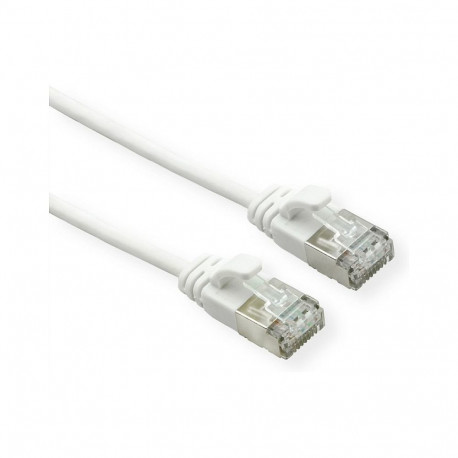 "ROLINE U/FTP DataCenter Patchkabel Cat.6A (Class EA), LSOH, slim, wei, 0,15 m"