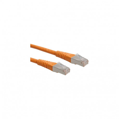 "ROLINE Patchkabel Kat.6 Class E S/FTP PiMF orange 0,3m"