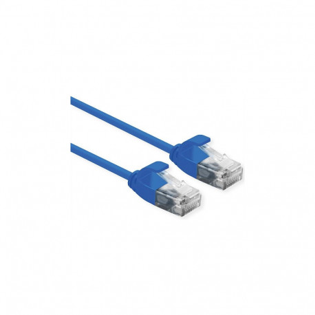 "ROLINE UTP DataCenter Patchkabel Cat.6A (Class EA), LSOH, slim, blau, 5 m"