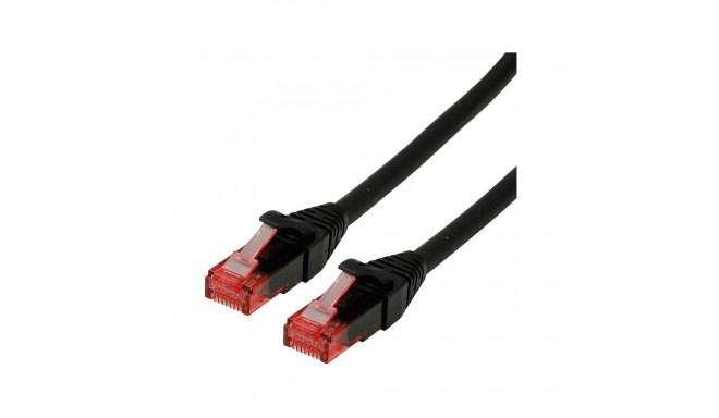 "ROLINE Patchkabel Cat.6 UTP, Component Level, LSOH, schwarz, 0,3 m"