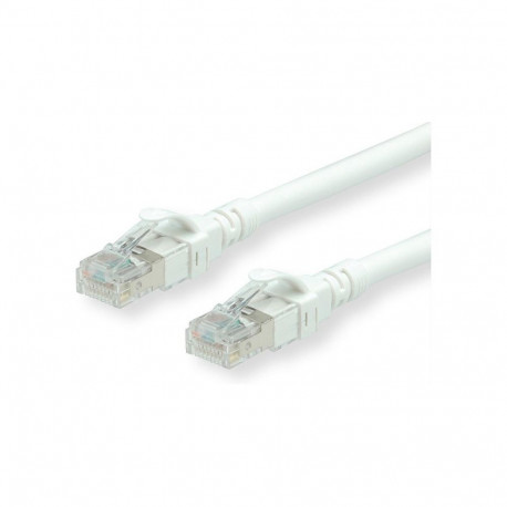 "ROLINE Patchkabel Cat.6A S/FTP (PiMF), Component Level, LSOH, wei, 1 m"