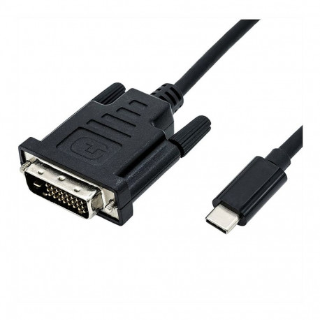"ROLINE USB Typ C - DVI Adapterkabel, ST/ST, 2 m"