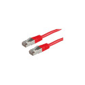"ROLINE Patchkabel Kat.5e Class D S/FTP rot 0,5m"