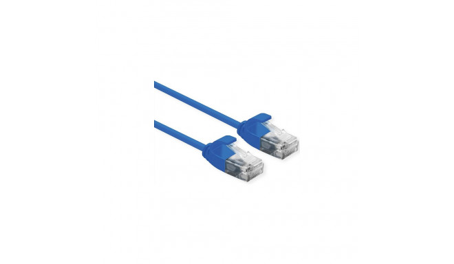 "ROLINE UTP DataCenter Patchkabel Cat.6A (Class EA), LSOH, slim, blau, 0,5 m"