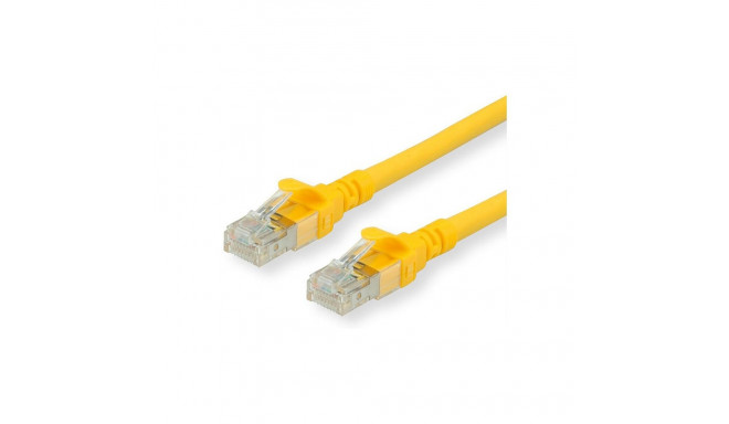 ROLINE Cat.6A UTP kollane patch-kaabel, Component Level, LSOH, 0,3 m