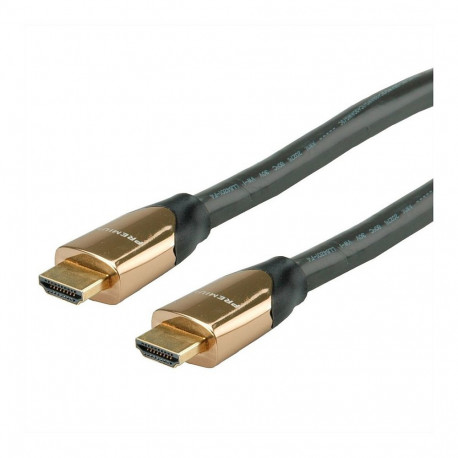"ROLINE 4K PREMIUM HDMI Ultra HD Kabel mit Ethernet, ST/ST, schwarz, 9 m"