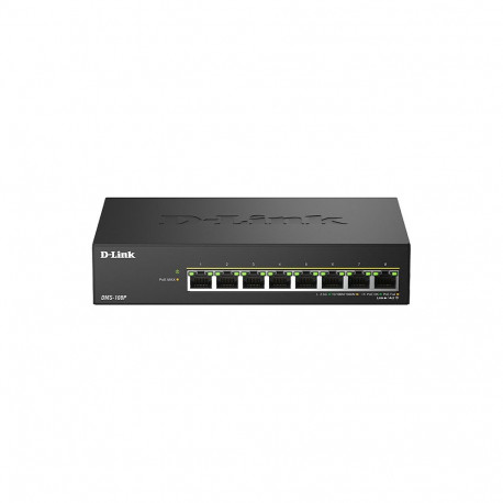 "D-Link DMS-108P/E 8-Port Multi-Gigabit Unmanaged PoE Switch"