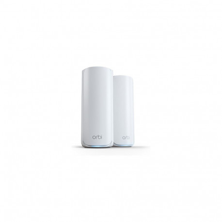 "NETGEAR Orbi 770 Serie WiFi 7 Mesh-System 2er-Pack WLAN BE10800 Triband, 5x 2.5G LAN, 1x 2.5G WAN, 