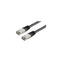 "VALUE Patchkabel Kat.6 Class E S/FTP PiMF schwarz 1m"