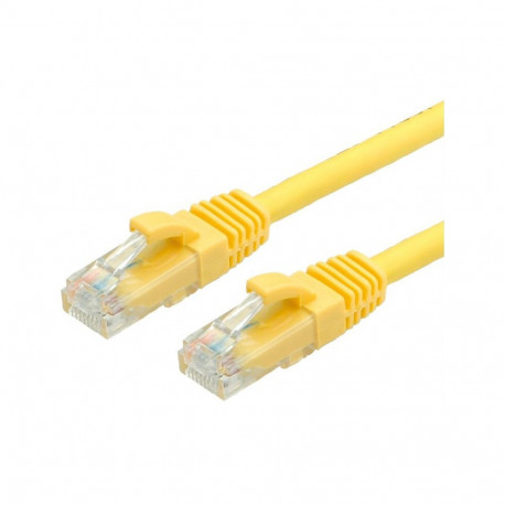 "VALUE Patchkabel Cat.6A (Class EA) UTP, gelb, 0,3 m"