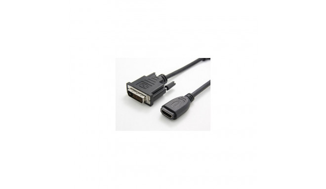 "VALUE HDMI-DVI Adapterkabel, HDMI BU / DVI-D ST"