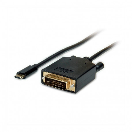 "VALUE USB Typ C - DVI Adapterkabel, ST/ST, 1 m"