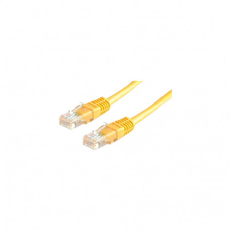 "VALUE Patchkabel Kat.6 Class E UTP gelb 0,5m"