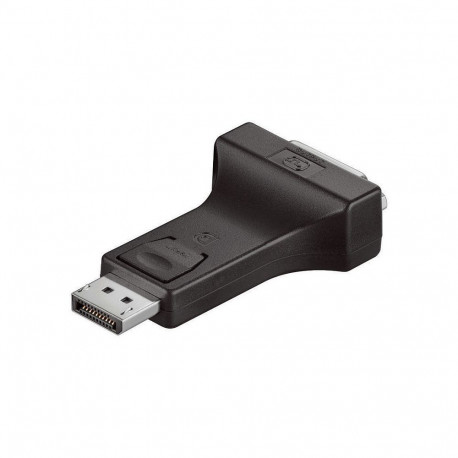 DisplayPort pistik - DVI-I 24+5 pesa adapter, 24K kullatud kontaktid, must