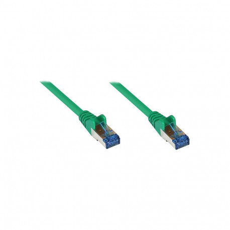 "GoodConnections Patchkabel mit Rastnasenschutz, Cat. 6A, S/FTP, PiMF, halogenfrei, 500MHz, grün, 5m