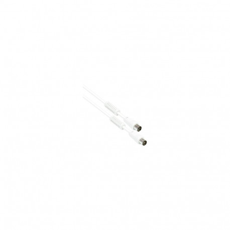 "GoodConnections TV Antennenkabel, Koax Stecker an Koax Buchse (vernickelt), 2x Ferritkern, 2x gesch