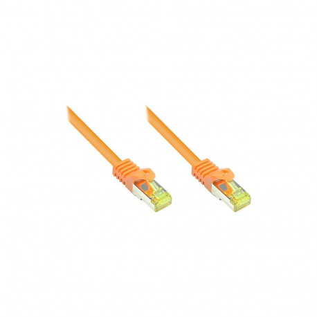 "GoodConnections RJ45 Patchkabel mit Cat. 7 Rohkabel und Rastnasenschutz (), S/FTP, PiMF, halogenfre