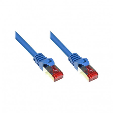"GoodConnections Patchkabel mit Rastnasenschutz, Cat. 6, S/FTP, PiMF, PVC, 250MHz, blau, 2m,"