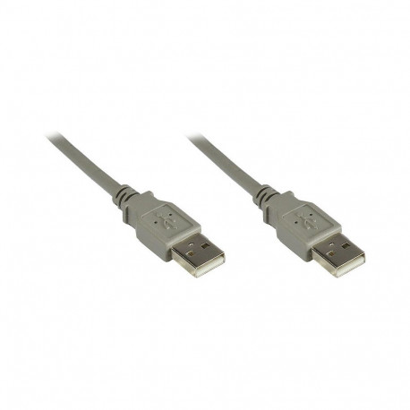 GoodConnections USB 2.0 ühenduskaabel, A-pistik - A-pistik, hall, 0,5m