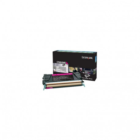"LEXMARK C748 Toner magenta Standardkapazitt 10.000 Seiten 1er-Pack Corp.cart."