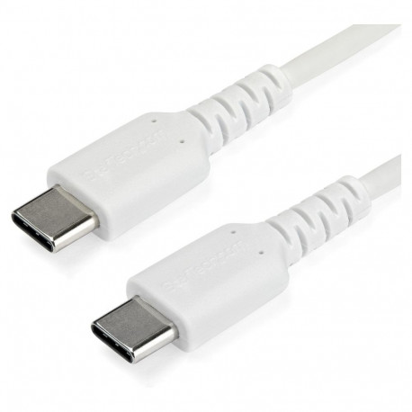 "STARTECH.COM RUSB2CC1MW USB-C Kabel 1m hochwertiges USB 2.0 Typ-C Datenbertragungs und Ladekabel St