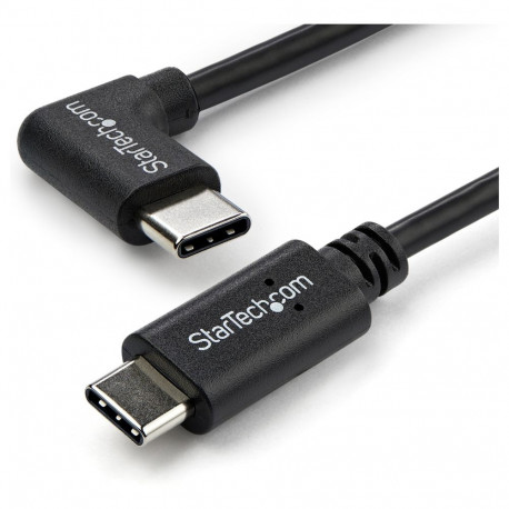 STARTECH.COM USB-C kaabel St/St-1m USB 2.0 USB-C–USB-C paremnurkne 90°