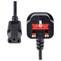 Startech.com 3m C13 - BS 1363 toitekaabel