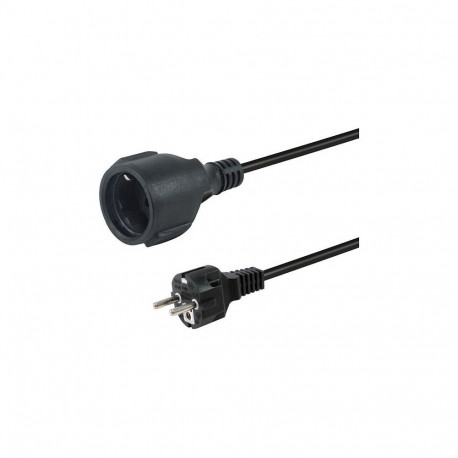 "Equip Stromkabel CEE 7/7->CEE 7/3 St/Bu schwarz 1.80m"