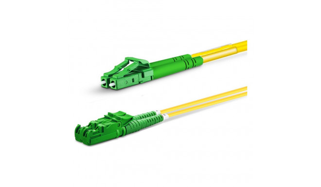 "Equip Patchkabel E2000/APC->LC/APC 7.00m SM Duplex OS2 gelb"