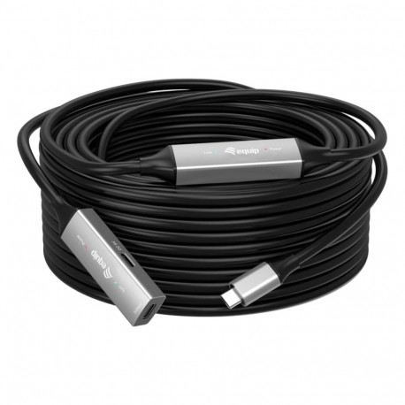"Equip Kabel USB-C3.2->C Gen1 Akt.Erweit.St/Bu 10.00m schwarz"