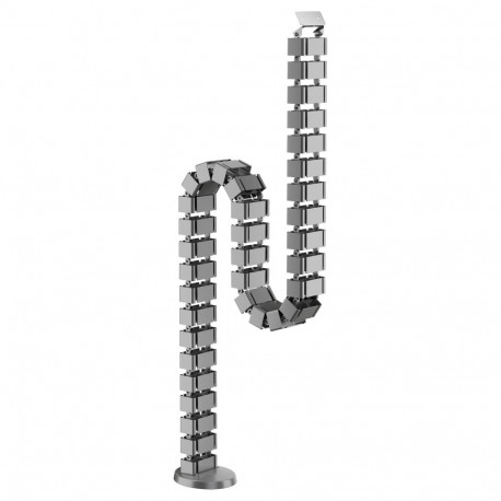 "Equip Deluxe-Spiralkabelschlauch mit Untertischmontage grau lite Retail"