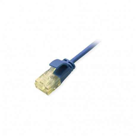 "Equip Patchkabel Cat6A SlimFlex U/UTP 5.00m blau LSZH 2xRJ45 Polybeutel"